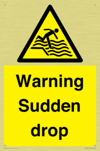 Warning Sudden drop